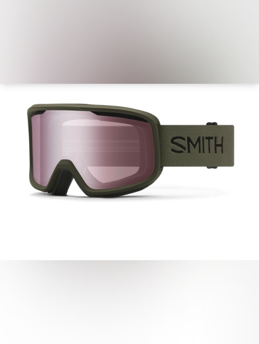 Smith Unisex Frontier Non Mirrored Snow Goggles Cloud Gray